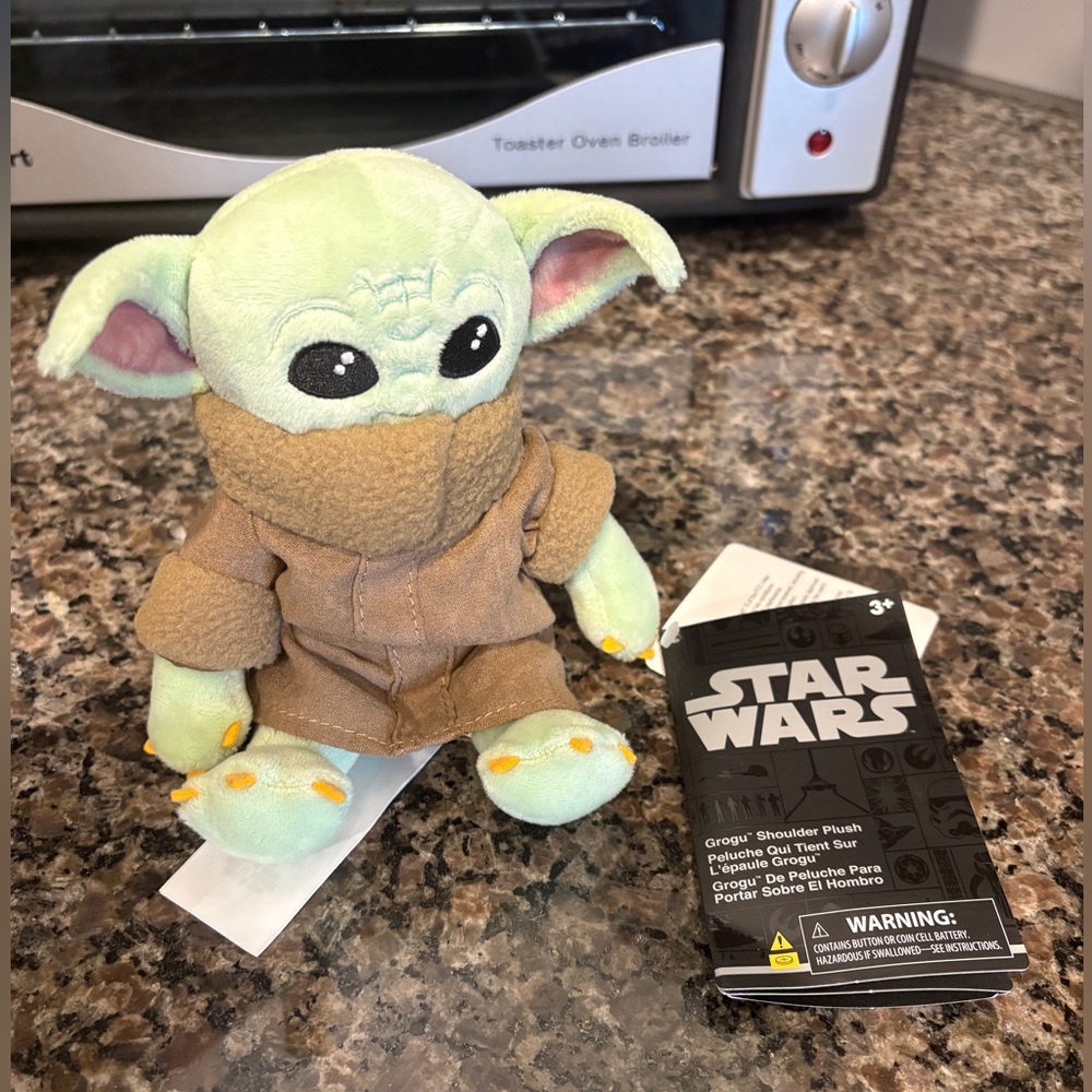 NEW Star Wars Grogu Plush Toy - Green and Brown